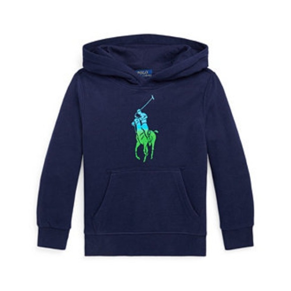 Polo‎ Ralph Lauren Kids Sweatshirt Hoodie Ombré Logo M 10-12
